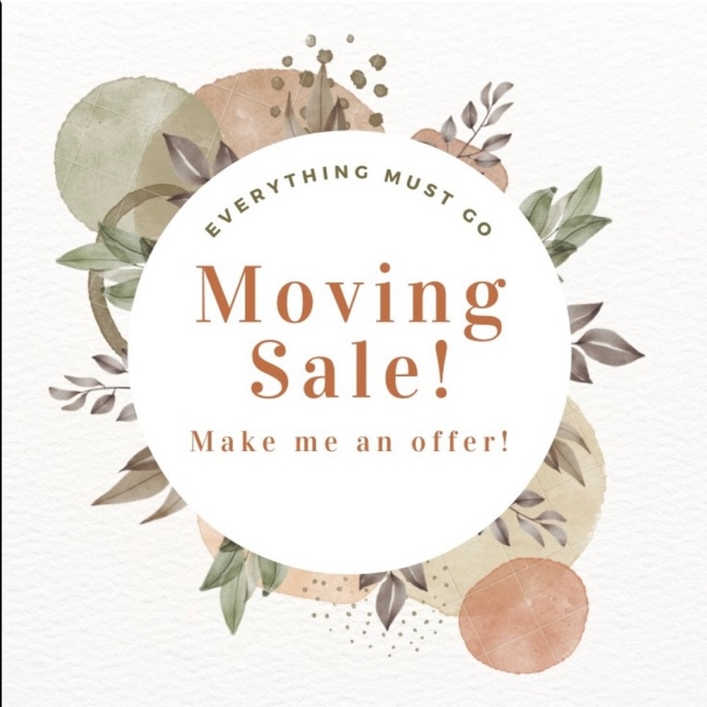 ✨Moving sale! Everything must go!